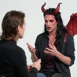 Jordan Peterson talking to a feminin chaos demon