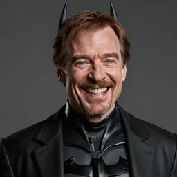 Walter White as Batman who laughs, award winning photo, unreal engine, highly detailed features