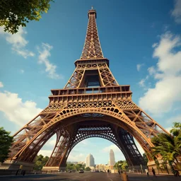 Fallout 4 in Paris, very detailed, dynamic colors