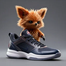basketball sneakers concept of rocket raccoon, trending on artstation, smooth, sharp focus