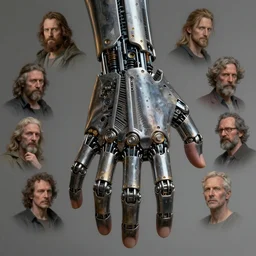 human hand fantasy characture portrait, ultra realistic, cinematic, cinematic, wide angle, intricate details, cyborg, highly detailed by caravaggio, aaron horkey, boris vallejo, wayne barlowe, craig mullins, roberto ferri, francis bacon