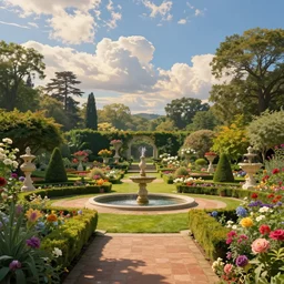 8K HD wallpaper of heaven garden, by Albert bierstadt and jonas de ro ,trending on artstation, wide angle,vivid color,light effect, hyper detailed