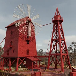 nathan ballingrud hell, love mills, constructed of human bone, giant mills, hellscape, only red, highly detailed