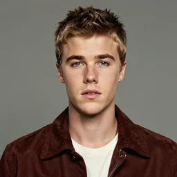 a portrait of a 1 9 6 0 s hippie looking like justin bieber