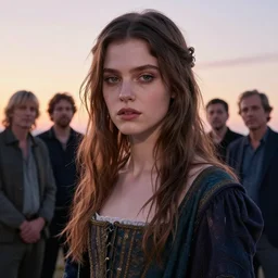 photographic portrait of a stunningly beautiful renaissance emo female maiden in soft dreamy light at sunset, contemporary fashion shoot, by edward robert hughes, annie leibovitz and steve mccurry, david lazar, jimmy nelsson, breathtaking, 8 k resolution, extremely detailed, beautiful, establishing shot, artistic, hyperrealistic, beautiful face, octane render