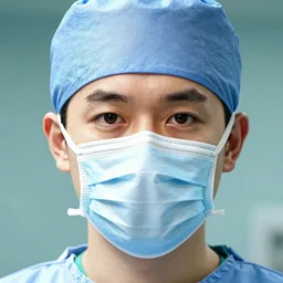 surgery doctor portrait, very detailed face by kentaro miura