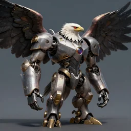 robot eagle, Greg rutkowski, Trending artstation, cinematográfica, digital Art