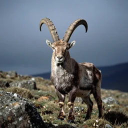 a photo of a kakuna ibex in its natural habitat, kodak ektachrome e 1 0 0 photography
