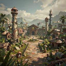 post apocalyptic theme park park, by pascal blanche, neil blevins, apocalyptic color palette, trending on artstation, photorealistic, wilderness ambiance, ultra detailed, high definition, depth of field, bokeh, rubble,