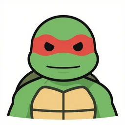 face icon vector minimalist teenage mutant ninja turtles by artstation loftis cory fanart bechdel alison and davison craig