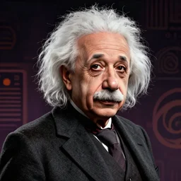 upper body higly detailed illustration of albert einstein as dr. manhattan from watchmen by mark bagley, pixar, engine, matte painting, on stylized background, artstation, masterpiece