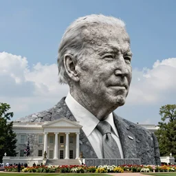 joe biden made of stones