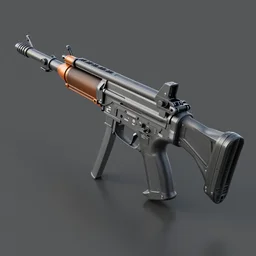 octane render of a rocket launcher
