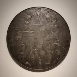 museum artwork, top view - n 4