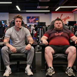 the virgin gym bro vs the chad couch potato gamer