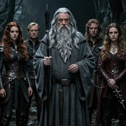 Gandalf the Grey, by Mark Brooks, Donato Giancola, Victor Nizovtsev, Scarlett Hooft Graafland, Chris Moore