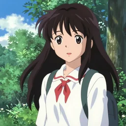 minky momo in a still from the anime flcl ( 2 0 0 1 ) directed by makoto shinkai, kazuya tsurumaki