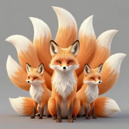 nine - tailed fox