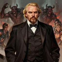 portrait vladimir lenin as a doomguy slaying demons, hd shot, digital portrait, beautiful, artstation, comic style, by artgerm, guy denning, jakub rozalski, magali villeneuve and charlie bowater