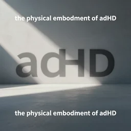 “the physical embodiment of adhd”