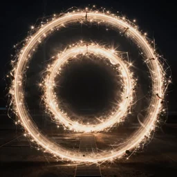 a glowing circular portal to the ghost zone