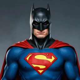 Batman as Superman, digital portrait, artstation, cgsociety, 4k, high detail