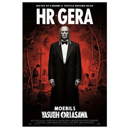 a movie poster for opera by hr giger moebius yasushi nirasawa