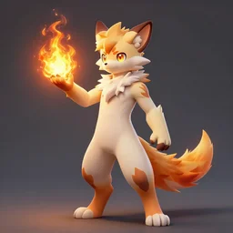 sound surgeon of a neon apocalyse, firebrand calling unto the blazing heart, the sound and fury signifying nothing, photorealism, a fursona, with tail