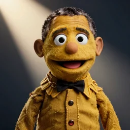 Barack Obama as a Muppet, photograph