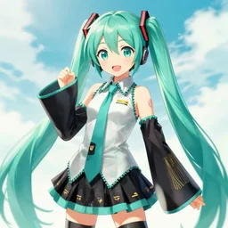 hatsune miku in the land of the lustrous