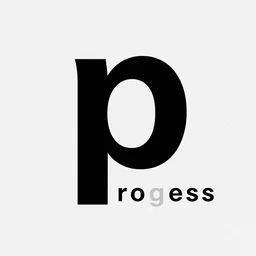 graphic design, the letter'p'followed by the letter'r ','o ','g ','r ','e ','s ','s'