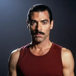 freddie mercury without a mustache