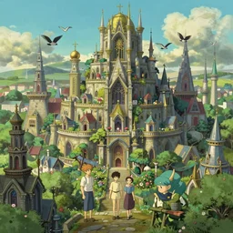 a highly detailed matte painting of the capital elves capital city, by studio ghibli, makoto shinkai, by artgerm, by wlop, by greg rutkowski, volumetric lighting, octane render, 4 k resolution, trending on artstation, masterpiece