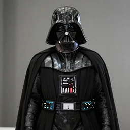 film still from star wars  Donald Trump as Darth Vader