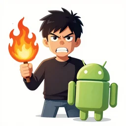 angry protester holding placard, detailed digital illustration by greg rutkowski, fire, android netrunner