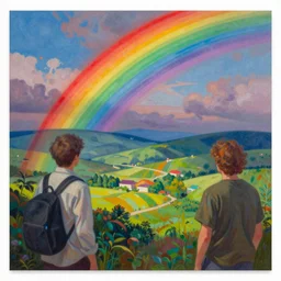 🌈 🕳 detailed 8 k by shusei nagaoka, david rudnick, airbrush on canvas, pastell colours, cell shaded