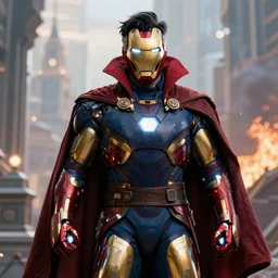 Doctor Strange in Iron Man Suit