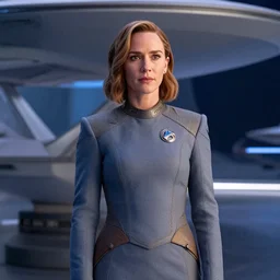 emily blunt is the captain of the starship enterprise in the new star trek movie, vfx