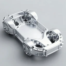 generative design chassis structure, bioceramic reflelctive material