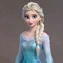 gorgeous female elsa, professionally retouched, natural colors, soft lighting, hyper realistic, smooth face, full body shot, torso, dress, perfect eyes, sharp focus on eyes, 8 k, high definition, insanely detailed, intricate, elegant, digital photo, dslr
