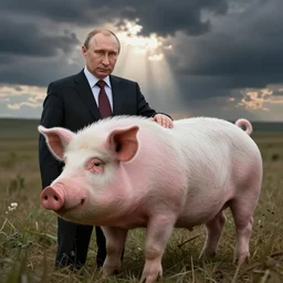 vladimir putin and pig chimera