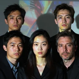 photorealistic portrait by michael komarck, greg rutkowski, victo ngai, artgerm and j. dickenson, behavior less issue of projection, more issue of stunted perceptual capacity, said ideological entrapment shunts all percepts into a preordained category structure designed to short circuit reflexive perceptions reflections incommensurate its axioms