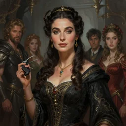 maria callas as carmen, highly detailed, d & d, fantasy, highly detailed, digital painting, trending on artstation, concept art, sharp focus, illustration, art by artgerm and greg rutkowski and fuji choko and viktoria gavrilenko and hoang lap