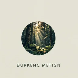 simple logo for forest
