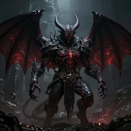 infernal batwing creature character sheet, doom themed dark sf, intricate artwork masterpiece, ominous, dramatic horror cinematic lighting, volumetric 8 k, by josan gonzalez, alexey egorov, kilian eng, trending on cgsociety, octane render, 8 k