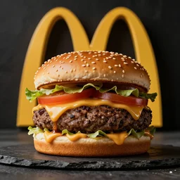 the american psycho burger from mcdonalds