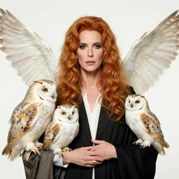 a photographic version of bosch with divine and owls, starring with divine, taken by martin parr photorealistic colour 8 k high definition