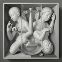 infinitely detailed oil painting ¥¥¥¥ rk. escher museum - quality! world's medicine was conjugated into an unknown ecstatic reservoir of separated hedonistic monastery poison ice shards. mycopian gem of otherworldly fashion sense. biomechanical 8 k kodak sun rays. oil painting ¥¥¥¥ museum - quality.