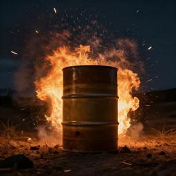 explosive barrel