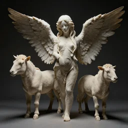 distorted biometric parametric animals in a void, highly realistic, photography ultrafine detail, chiaroscuro, private press, associated press photo, angelic photograph, masterpiece